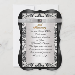 50e anniversaire invitation nouvelle forme!