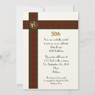 50e anniversaire invitation officielle à l'homme