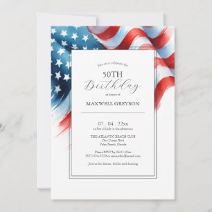 50e anniversaire Invitations Am