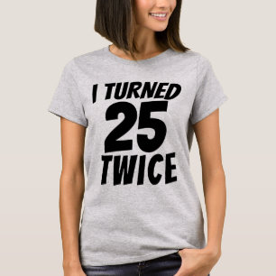 50E ANNIVERSAIRE TOURNÉ 25 DEUX FOIS T-SHIRT