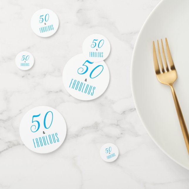 50e et fabuleux Confetti anniversaire (Groupe)