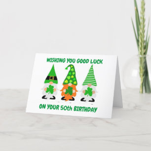 **50e** HUMOUR D'ANNIVERSAIRE DE LA Carte GNOMES