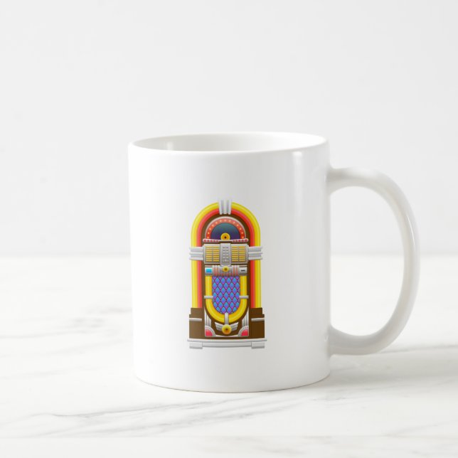 50er altmodische Jukebox Kaffeetasse (Rechts)
