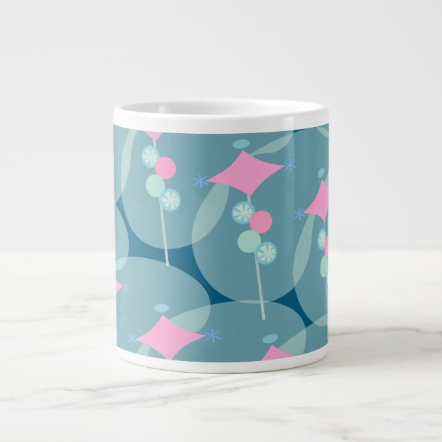 50er-Bubble Boomerang Jumbo-Tasse (Vorderseite)