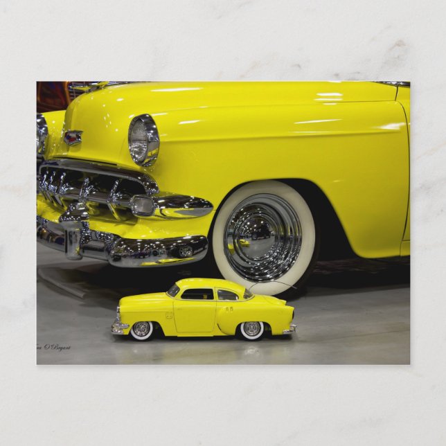 50er Classic Chevrolet Postkarte (Vorderseite)