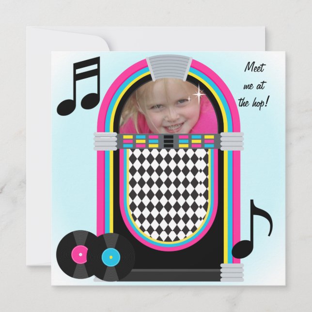 50er Hopfengeburtstags-Einladung Einladung (Vorderseite)