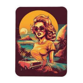 50er inspiriert Retromagnet Magnet