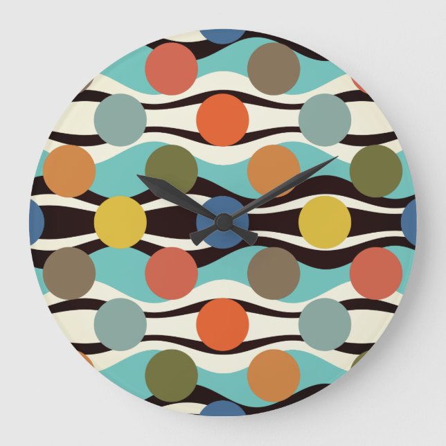 50er Jahre Große Wanduhr (Vorderseite)