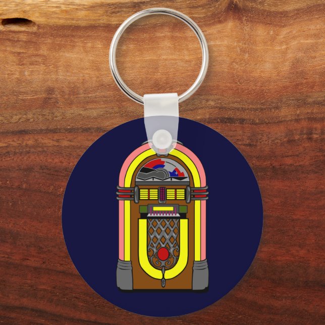 "50er Jukebox Schlüsselanhänger (Vorderseite)