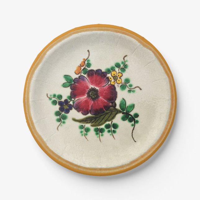 50er Lucy Plate Pappteller (Vorderseite)