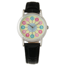 50er Retro Atomic Sternexplosion Mittleres Jahrhun Armbanduhr