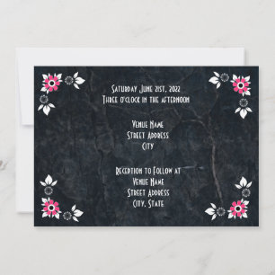 50er Stil Diner Wedding Einladung