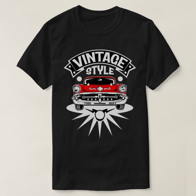 50s Rockabilly Sock Hop Costume Rocker Rock N Roll T-Shirt (Design vorne)