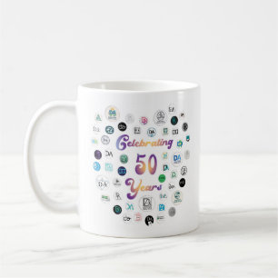 50th Anniversary 50 Logos Tasse 