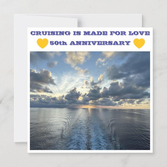 50th ANNIVERSARY CRUISE DOOR MAGNET (Vorderseite)