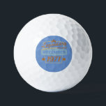 50th birthday gifts for men and women golfball<br><div class="desc">50th birthday gifts for men and women born in November 1971</div>