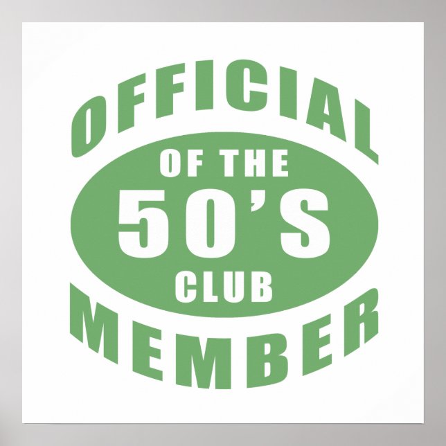 50th Birthday Official Member Poster (Vorne)