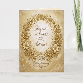 50th Golden Anniversary Card Feiertagskarte
