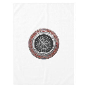[510] Vegvisir - Viking Silver Magic Runic Compass Tischdecke