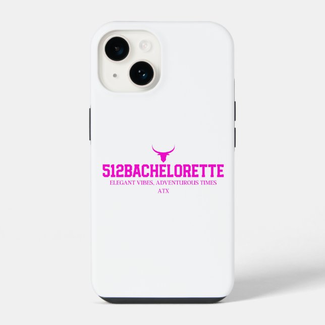 512Bachelorette iPhone 14 Grosses Gehäuse - Glossy Hülle (Rückseite)