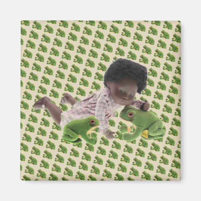 519 Sasha Cara Black Baby Magnet (Devant)