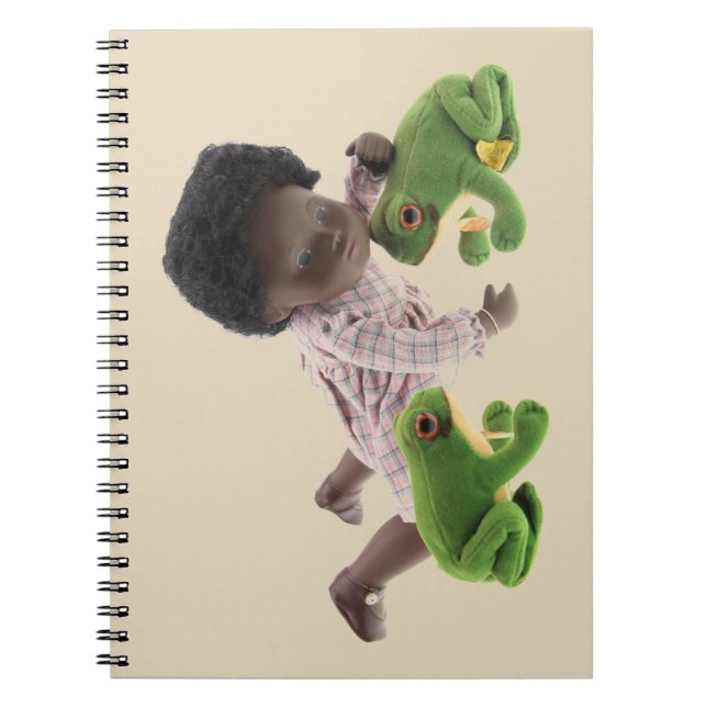 519 Sasha Cara Black Baby Notizheft Notizblock (Vorderseite)