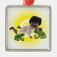 519 Sasha Cara Black Baby Ornament