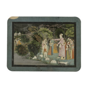 51.207/28 Nanda asking Radha to escort Krishna hom Magnet