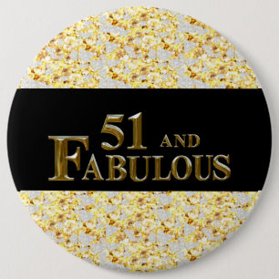 51. Geburtstag Button