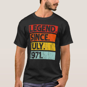 51. Geburtstagsfeier Seit Juli 1971 51 Jahre alt T-Shirt
