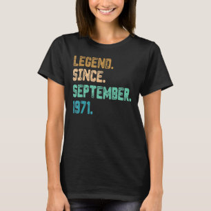 51 Jahre alte Legende seit September 1971 51. Gebu T-Shirt