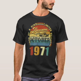 51 Jahre Phantastisch seit Oktober 1971 51. Geburt T-Shirt