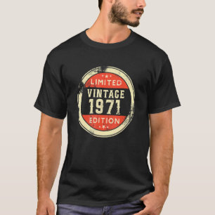 51 Jahre Vintag 1971 51. T-Shirt