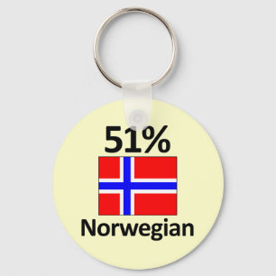 51% Norweger Schlüsselanhänger