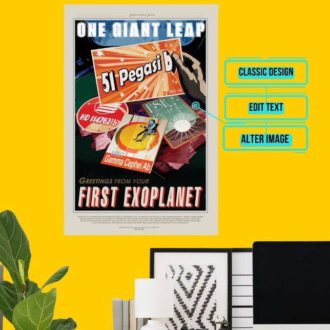 51 Pegasi b - Weltraumtourismus-Poster Poster (Please enjoy our design and see the others in the collection.)