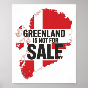 51. Staat Grönland steht nicht zum Verkauf Poster