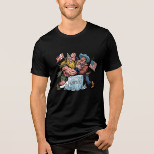 51. Staat in Grönland: Fortsetzung des Kampfes Tri-Blend Shirt