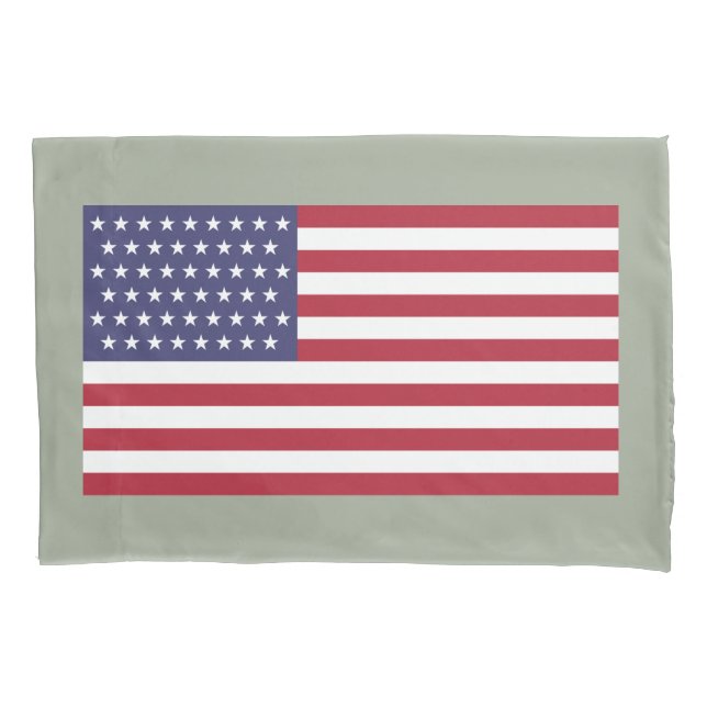 51 Sternenflagge der USA (USA) Kissenbezug (Vorderseite-Links)