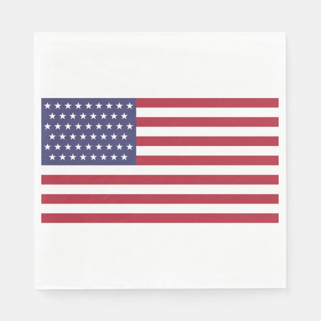 51 Sternenflagge der USA (USA) Serviette (Vorderseite)