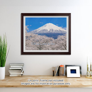 [520] Mt.Fuji – A White Peak Floating in Blossoms