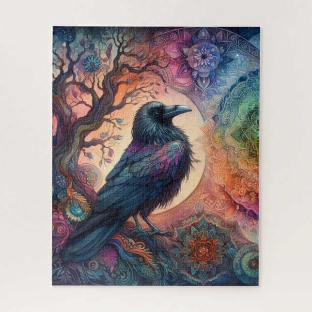 520 Stück Crow Tree of Life Mandala Pagan (Vertikal)