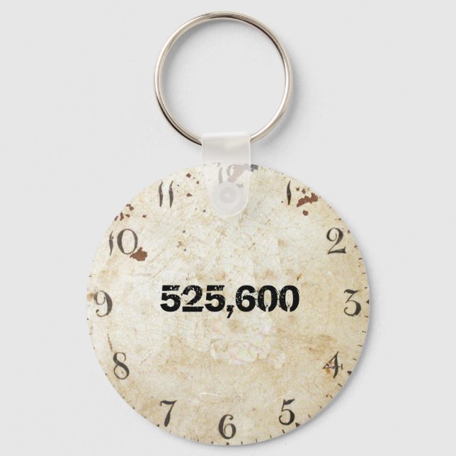 525.600 Minuten Schlüsselanhänger (Vorderseite)