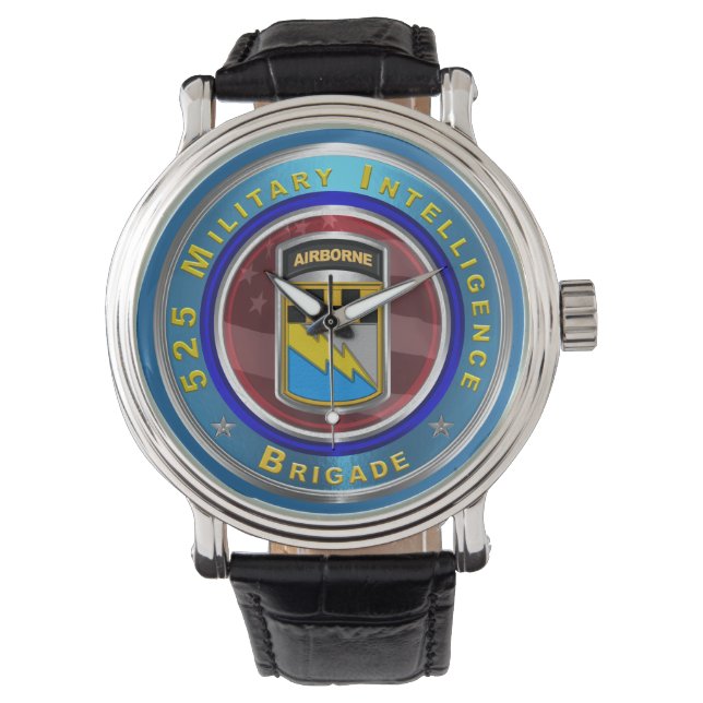 525 Brigade des Militärgeheimdienstes "Im Flugzeug Armbanduhr (Vorderseite)
