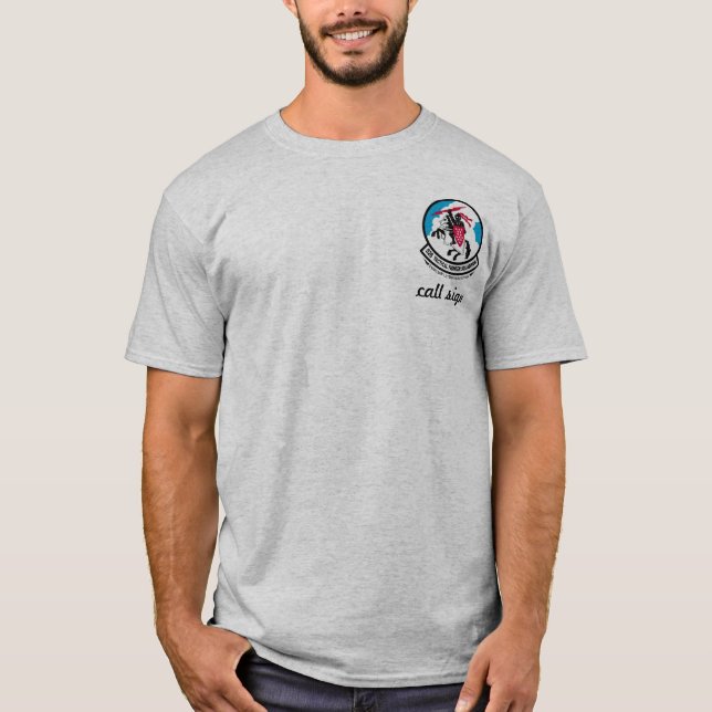 526th TFS kundenspezifisches Shirt - hellfarbig (Vorderseite)