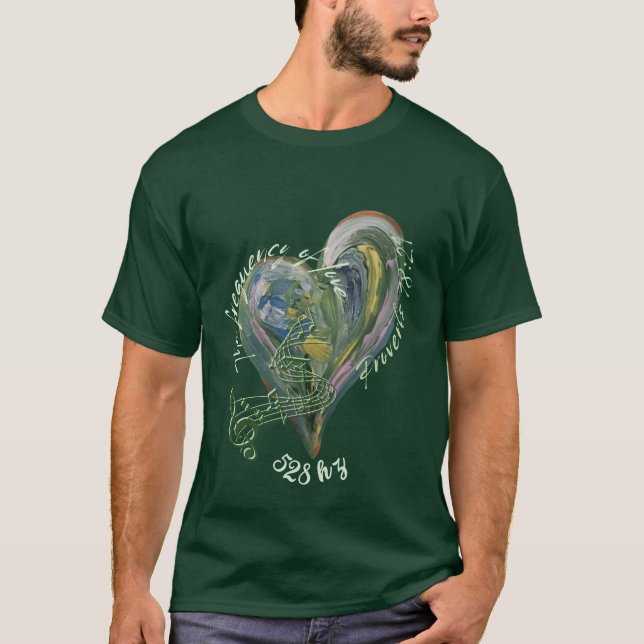 528 hz Liebe T - Shirt (Vorderseite)