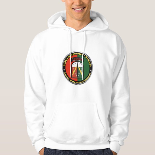 528. Nachhaltigkeitsbrigade Hoodie (Vorderseite)