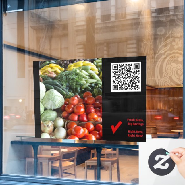 52.00' * 37.56' Lebensmittelfenster Fensteraufkleber (Café-Fenster)