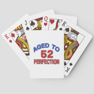 52 gealtert zur Perfektion Spielkarten