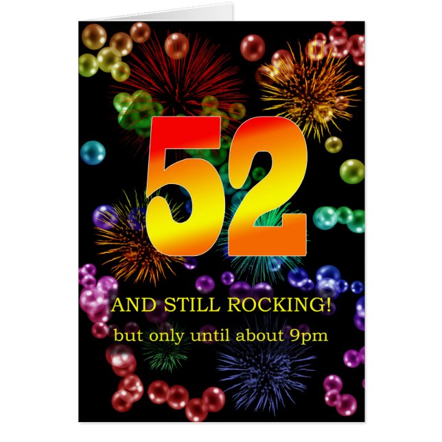 52. Geburtstag noch rocken (Vorne)