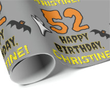 52. Geburtstag: Spooky Halloween Thema, Individuel